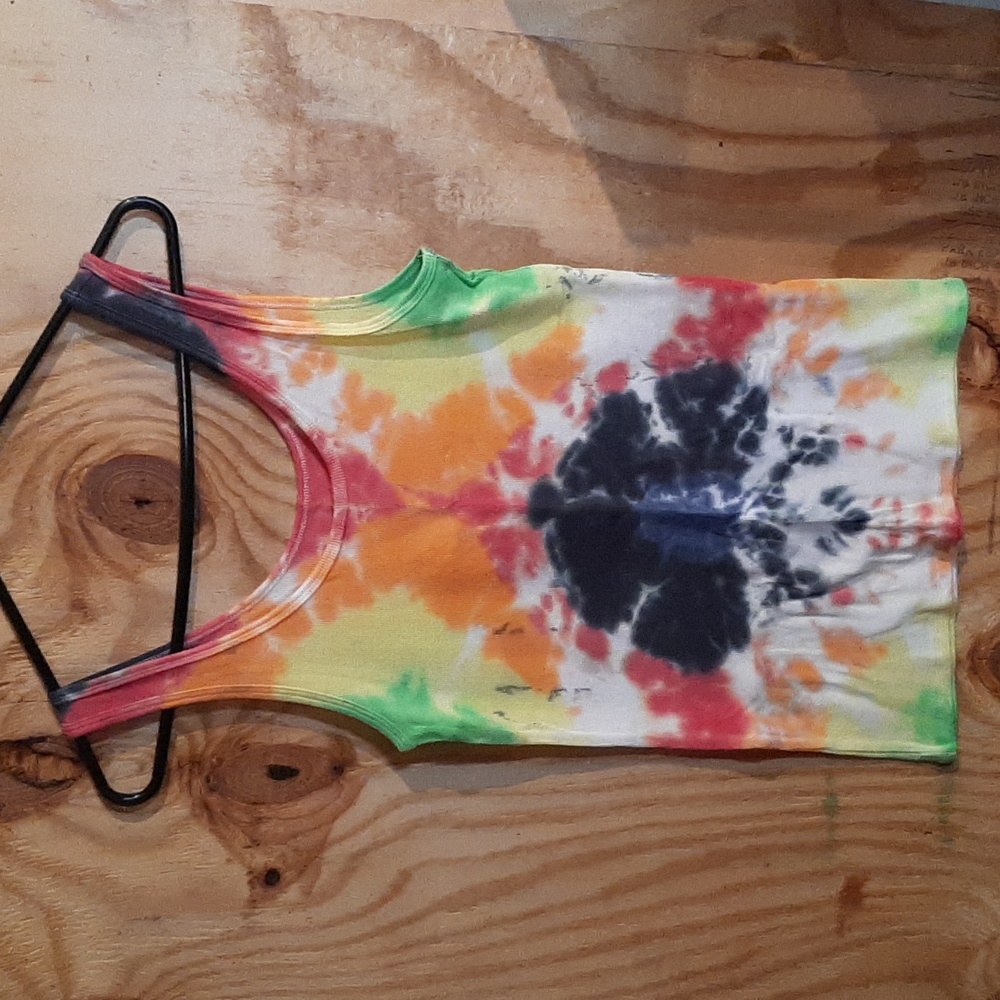 Time and Tru, Large, Hand Dyed Multicolor Tank top